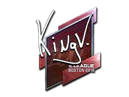 Sticker | kNgV- (Foil) | Boston 2018
