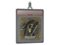 Sticker Slab | zevy (Gold) | Austin 2025