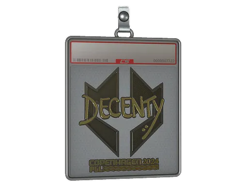 Sticker Slab | decenty (Gold) | Copenhagen 2024