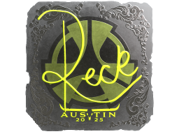 Sticker | reck (Foil) | Austin 2025