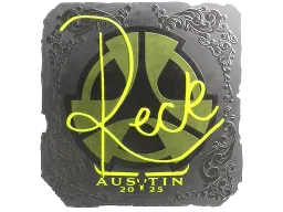 Sticker | reck (Foil) | Austin 2025