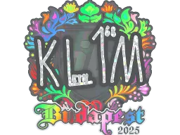 Sticker | kl1m (Holo) | Budapest 2025