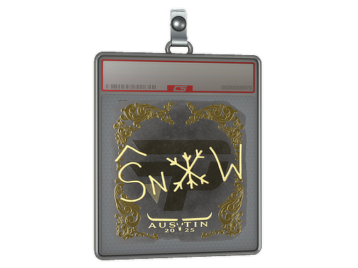 Sticker Slab | snow (Gold) | Austin 2025