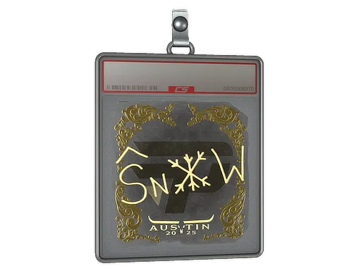 Sticker Slab | snow (Gold) | Austin 2025