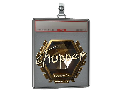 Sticker Slab | chopper (Gold) | London 2018