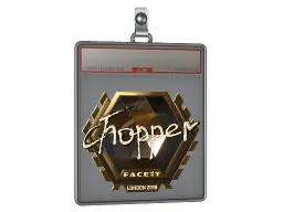 Sticker Slab | chopper (Gold) | London 2018