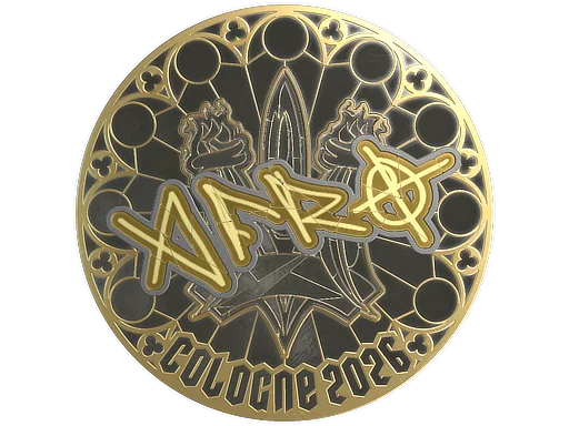 Sticker | afro (Gold) | Cologne 2026