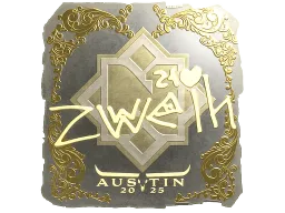 Sticker | zweih (Gold) | Austin 2025
