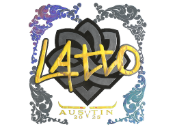 Sticker | latto (Holo) | Austin 2025