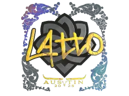 Sticker | latto (Holo) | Austin 2025