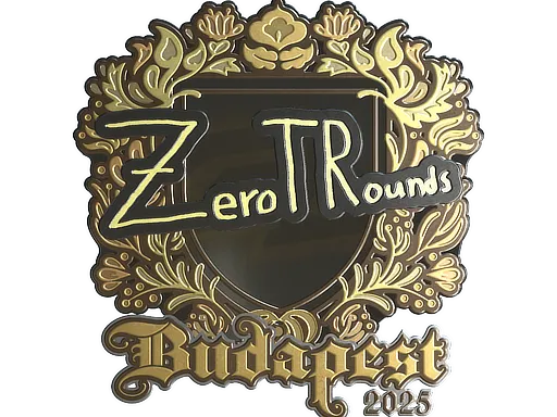 Sticker | ztr (Gold) | Budapest 2025
