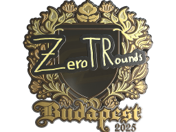 Sticker | ztr (Gold) | Budapest 2025