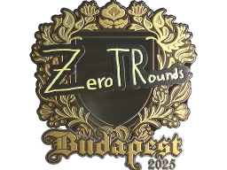 Sticker | ztr (Gold) | Budapest 2025
