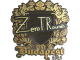Sticker | ztr (Gold) | Budapest 2025