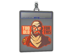Sticker Slab | Too Old for This