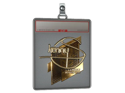Sticker Slab | kennyS (Gold) | Boston 2018