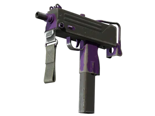 StatTrak™ MAC-10 | Ultraviolet (Battle-Scarred)