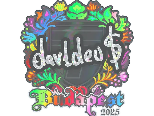 Sticker | dav1deuS (Holo) | Budapest 2025