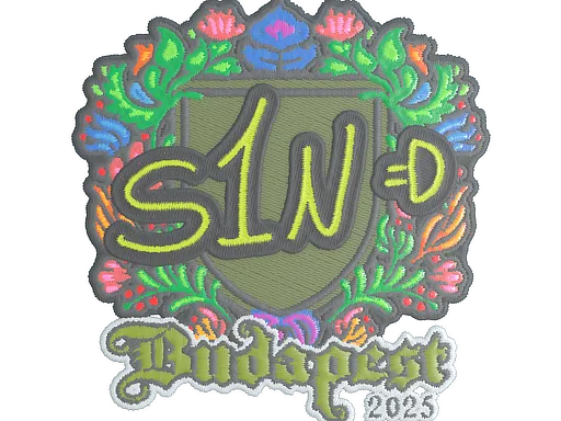Sticker | s1n (Embroidered) | Budapest 2025