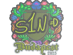 Sticker | s1n (Embroidered) | Budapest 2025