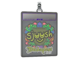 Sticker Slab | sjuush (Embroidered) | Budapest 2025