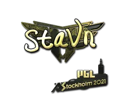 Sticker | stavn (Gold) | Stockholm 2021