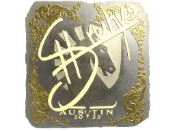 Sticker | siuhy (Gold) | Austin 2025
