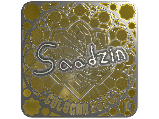 Sticker | saadzin (Foil, Ranked) | Cologne 2026