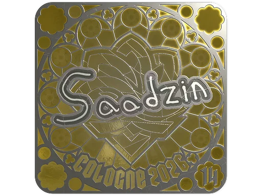 Sticker | saadzin (Foil, Ranked) | Cologne 2026