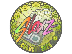 Sticker | slaxz- (Holo) | Cologne 2026
