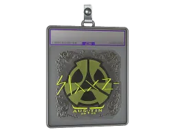 Sticker Slab | slaxz- (Foil) | Austin 2025