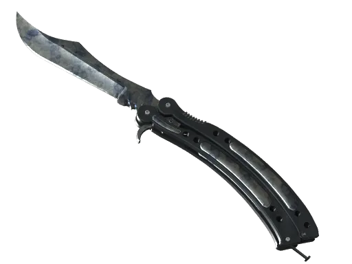 ★ StatTrak™ Butterfly Knife | Stained (Well-Worn)