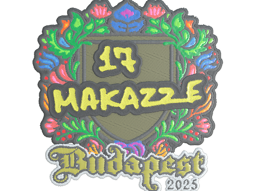 Sticker | makazze (Embroidered) | Budapest 2025 skin