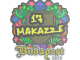 Sticker | makazze (Embroidered) | Budapest 2025
