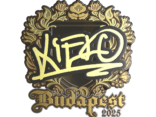 Sticker | xiELO (Gold) | Budapest 2025