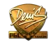Sticker | denis (Gold) | Krakow 2017 CS2 skin