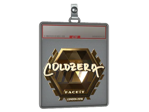 Sticker Slab | coldzera (Gold) | London 2018