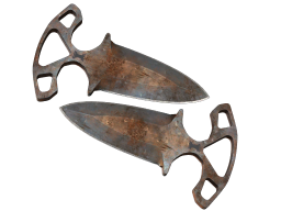 ★ Shadow Daggers | Rust Coat (Battle-Scarred)