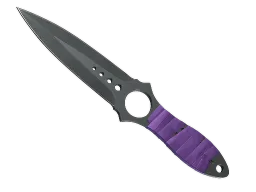 ★ StatTrak™ Skeleton Knife | Ultraviolet (Well-Worn)