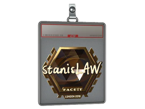 Sticker Slab | stanislaw (Gold) | London 2018