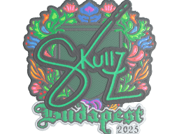 Sticker | skullz (Embroidered) | Budapest 2025