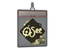 Sticker Slab | oSee (Gold) | Rio 2022