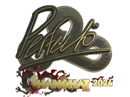 Sticker | Perfecto (Gold) | Shanghai 2024