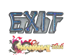 Sticker | exit (Glitter) | Shanghai 2024