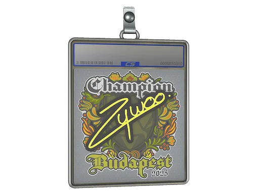 Sticker Slab | ZywOo (Champion) | Budapest 2025