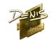 Sticker | denis (Gold) | Boston 2018