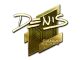 Sticker | denis (Gold) | Boston 2018 CS2 skin