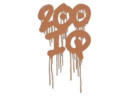 Sealed Graffiti | 200 IQ (Tiger Orange)