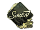 Sticker | S1ren (Gold) | Rio 2022