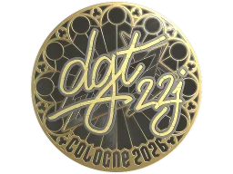 Sticker | dgt (Gold) | Cologne 2026